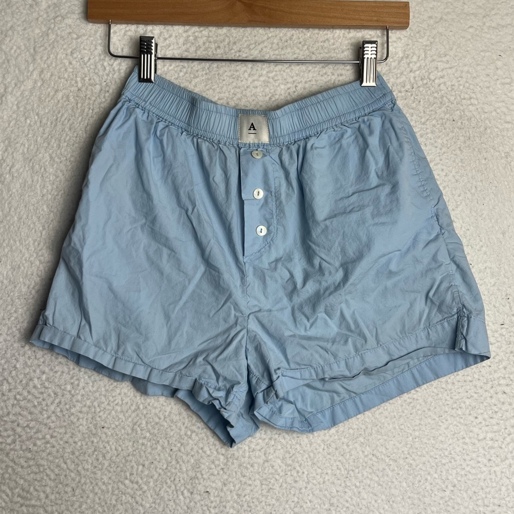 Anthropologie blue boxer short